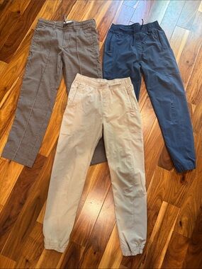 Abercrombie Kids Boys 13-14 Bundle of 3 Elastic Waist Pants